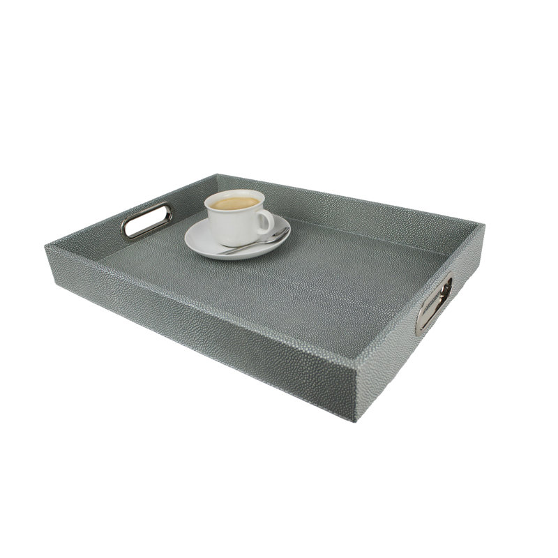 Ebern Designs Darryle Polypropylene Plastic Tray, Green