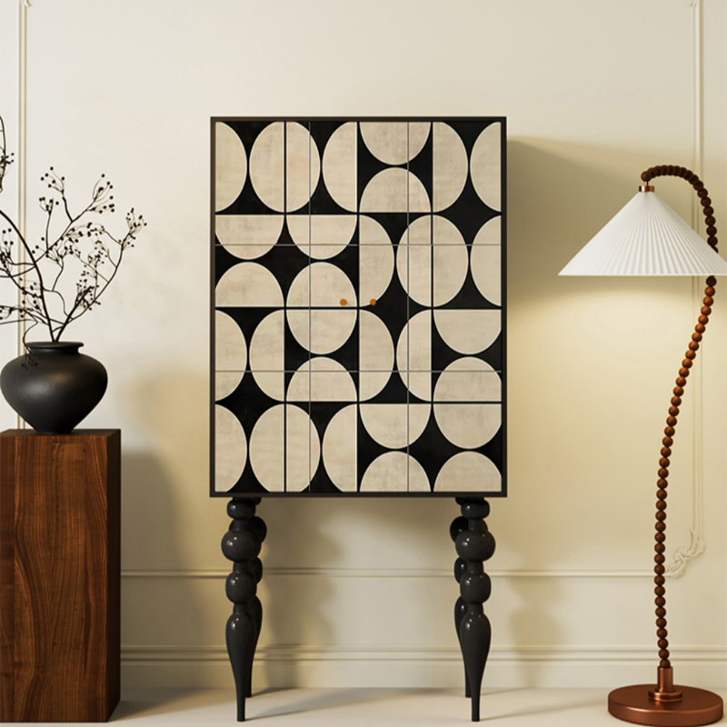 Armoire de véranda moderne en bois massif