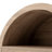 40" Small Arch Bookcase with Display Shelves  for Living Room, Bedroom Or Entryway-1985353039