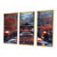 Autumn Pathway To Asian Refuge - ensemble de décorations murales paysage-625027095-625027311