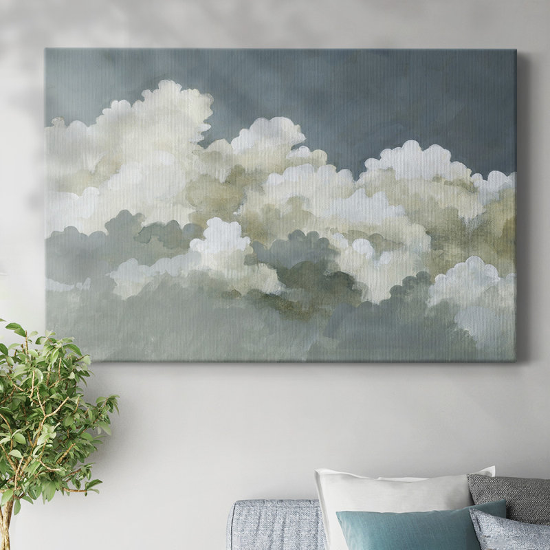 Toile tendue Big Clouds III-Gallery, H 8 po x l 12 po