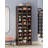 25.6 Inches 10-Tier Espresso  Wooden Shoe Storage Cabinet-2058680969