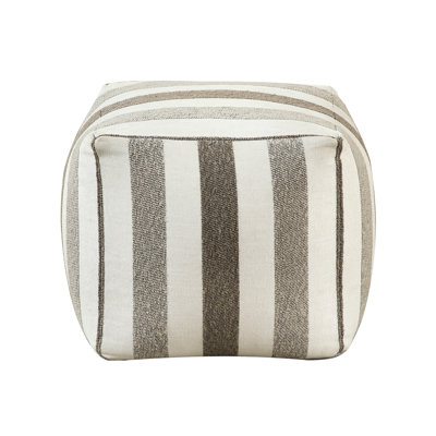 Multi-Color Upholstered Seat - Fabric , 6.5Lb Weight Modern Pouf Cover, Package