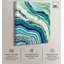 «Blue Green Abstract Agate II», art abstrait bleu sarcelle par -1062629048-1062629055