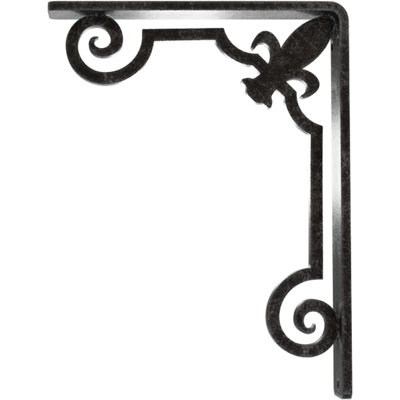 Support en fer forgé Fleur De Lis