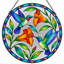 Birds Window Panel-304854475