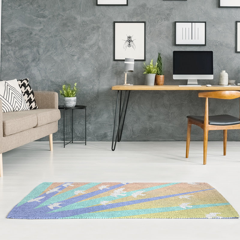 Chenille Indoor Rug, Rectangle 2' x 3'