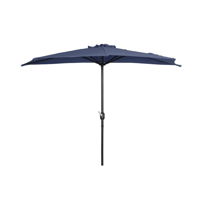 Parasol de marché 9 pi Nicholls, Bleu marine