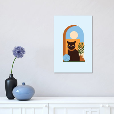 Teracotta Cat - Print on Canvas
