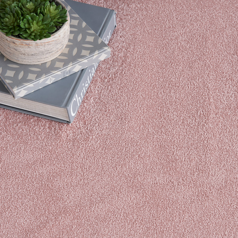 Tapis intérieur / extérieur rose Mullican Sandy, Carré 5 pi