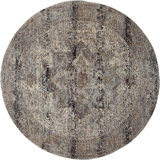 Heneman Southwestern Area Rug in Gray