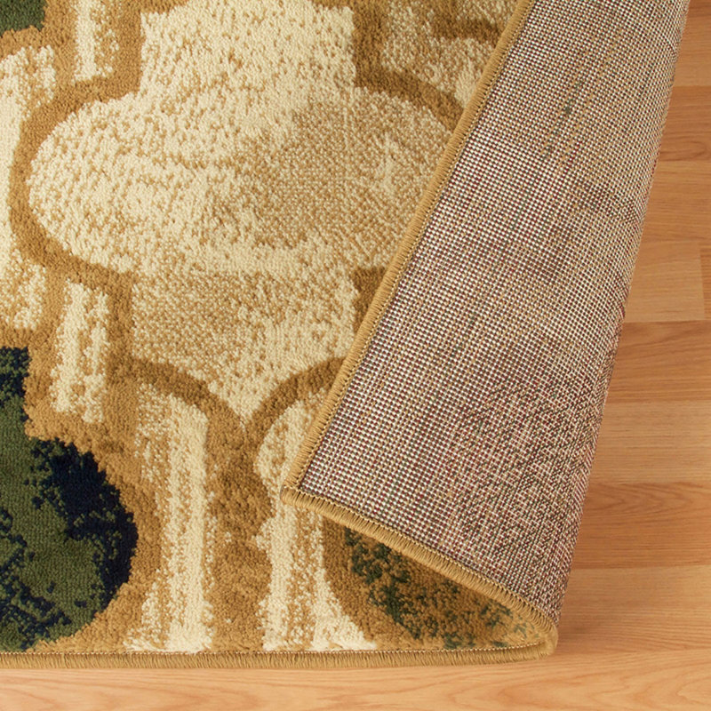 Tapis brun / noir en chenille tissé à la machine Jerricho, Rectangle 8 pi x 10 pi