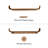 Sephine Modern Sleek Curved Floating Wooden Wall Shelves, Decorative Storage Shelf for Kitchen, Bedroom, Living Room, Office