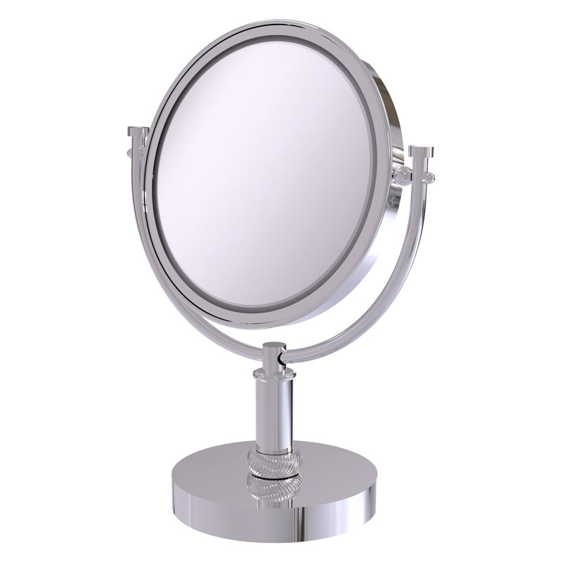 Mooresville Metal Mirror, Polished Chrome, 2x