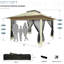 3.6m x 3.6m Steel Canopy-105258772