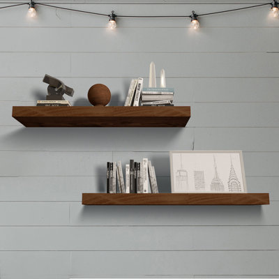 Ensemble de 2 tablettes flottantes murales