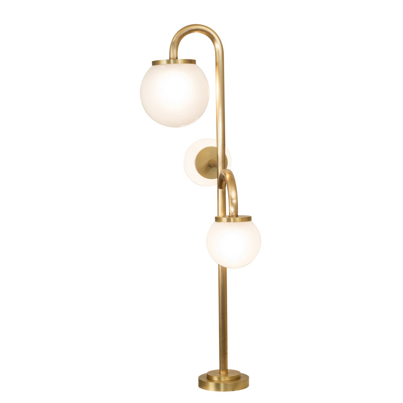 42" High Bola 3 Light Bar Top Lamp