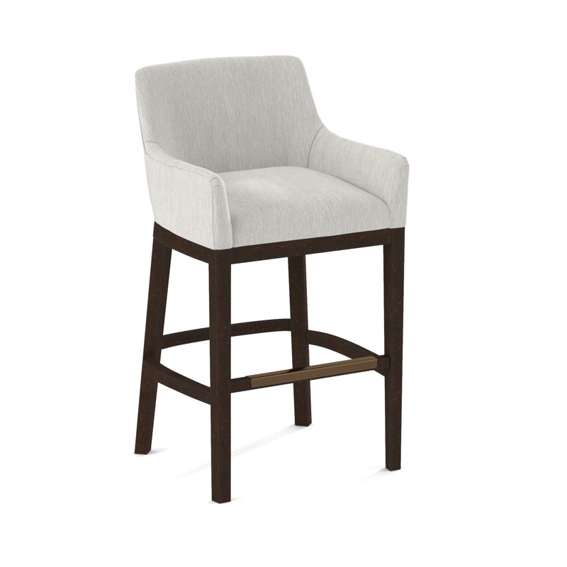 Upholstered Stool, Espresso, 61492-88