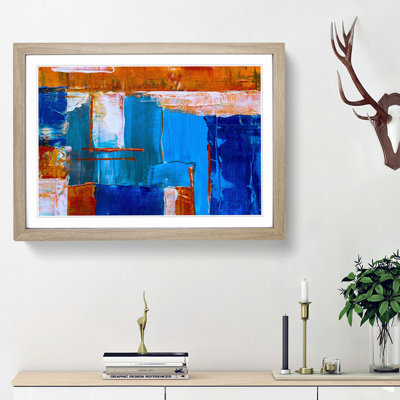 Abstract Art Painting Vol.17 by S.Johnson - Framed Print