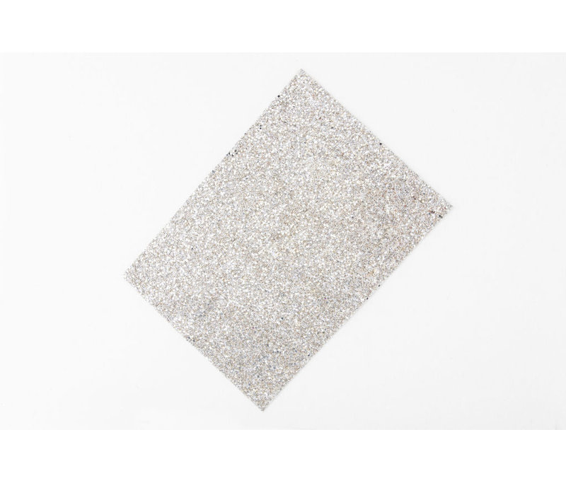 Glace - Échantillon de papier peint scintillant véritable (format A6)