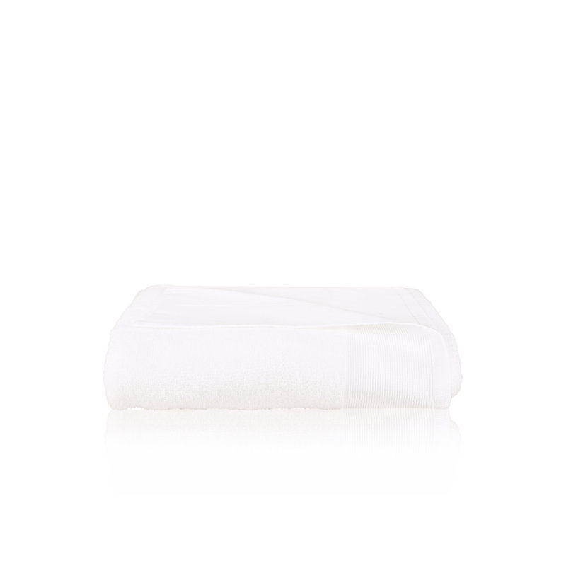 Hardeman Plush Bath Towel, White, Bath Towel - 4 Pack