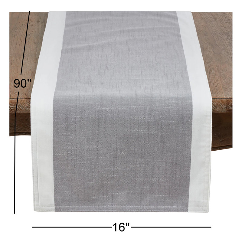 Crisanta Table Runner, Natural, 16" x 90"