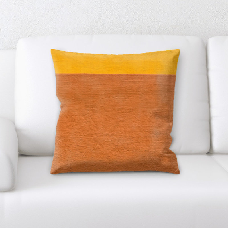 Microsuede Reversible Throw Pillow