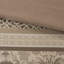 Édredon très grand brun / or - Rayures complexes brun / or, beau design