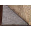 Tapis de couloir brun en laine noué à la main de conception unique 5 pi 1 po x 10 pi 6 po New Age