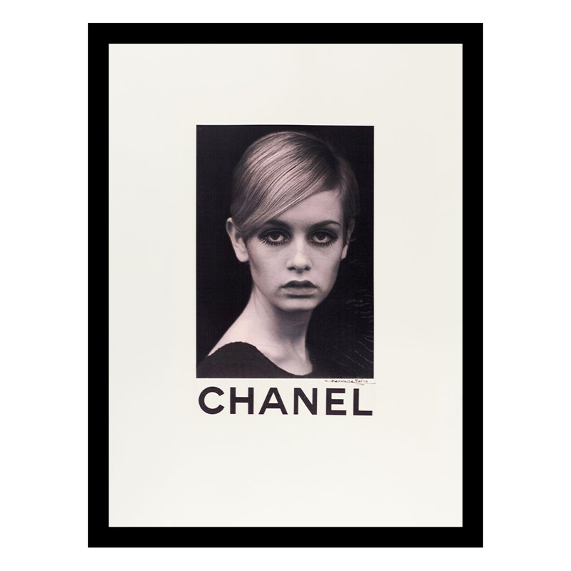 Twiggy Designer Fashion, reproduction encadrée