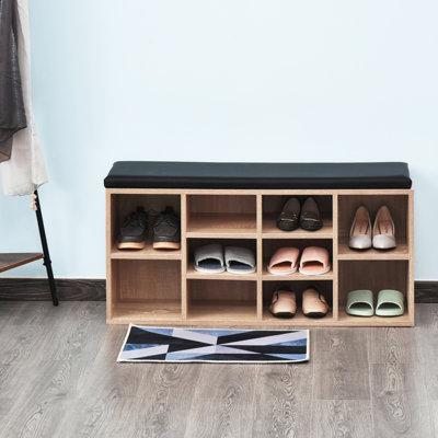 Peart Polyester Blend Upholstered Storage Bench