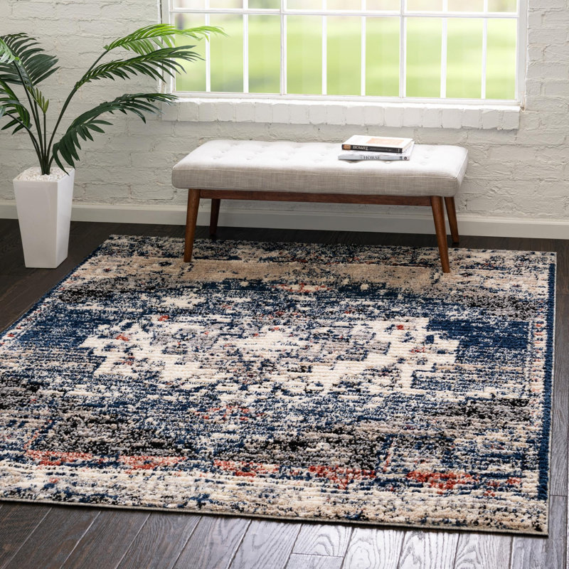 Tucson Geometric Indoor Rug, Square 6'