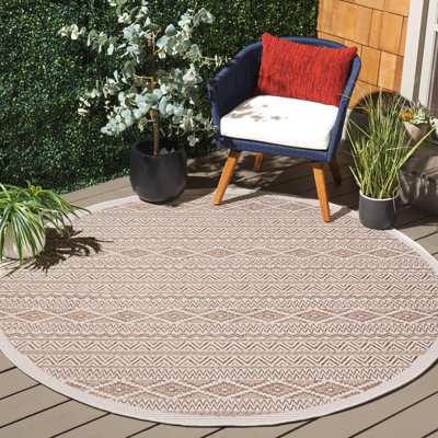 Tapis orange / beige Wicker 152