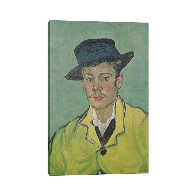 Portrait Of Armand Roulin, 1888 by Vincent Van Gogh - Wrapped Canvas Painting, 20.32 cm H x 30.48 cm W