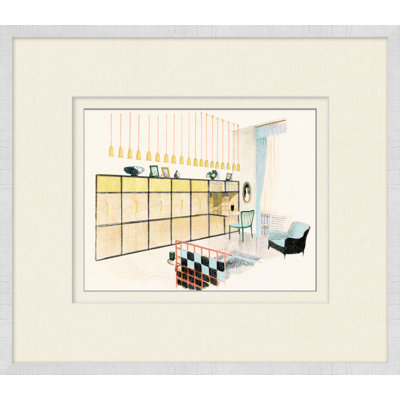 Mid-Century Interior 3 Print