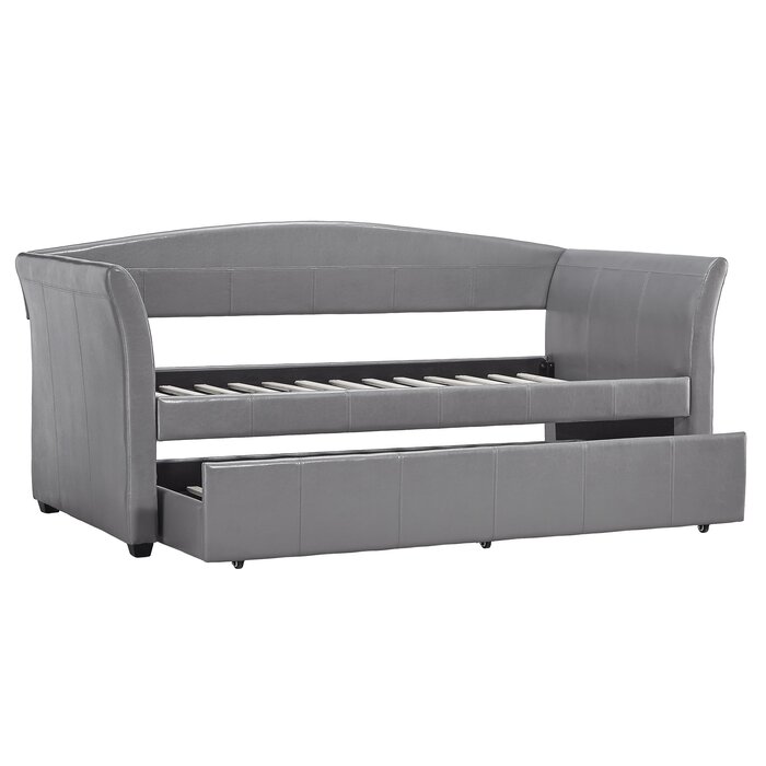 Three Posts™ Burlington Upholstered Daybed with Trundle & Reviews | Wayfair