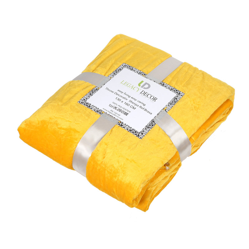 Couverture , Jaune/blanc