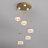 Modern 5 - Light Cluster Crystal Chandelier