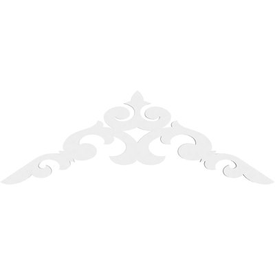 Kendall Signature Urethane Gable Pediment, Primed Tan