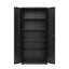 Armoire de rangement haute avec 2 portes et 4 cloisons pour séparer 5 espaces de rangement, conception maison / bureau-919329226