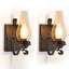 Ensemble de 2 appliques murales à brancher (sans ampoules) Rustic Farmhouse-590939704