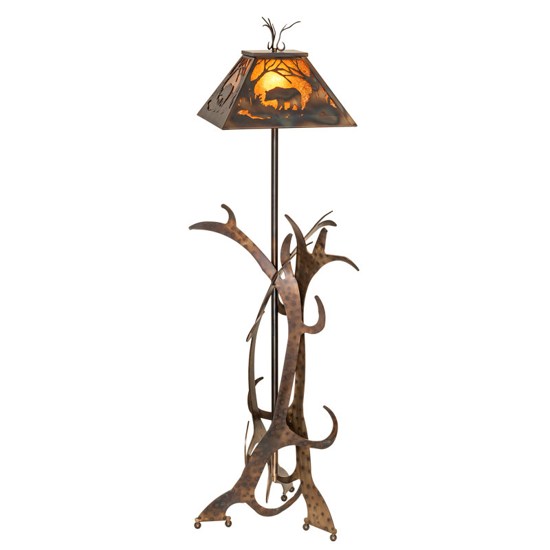Bear At Dawn Floor Lamp
