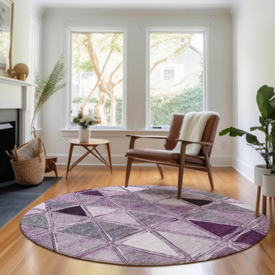 Premium Machine Washable Prisco Merlot Rug