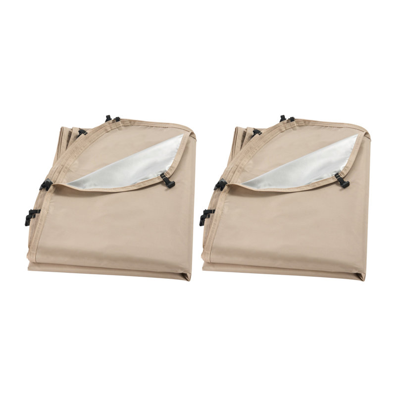 Sun Shade Sail Canopy Covers, Fit for 6 x 6 ft Screen House Tent, Sun Protection, 5.51 x 5.71 ft 300D Oxford Silver-Coated Fabric(Not Include Tent), for Outdoor Activities, Beige