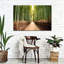 Forêt de bambou japonaise sur toile-950080403