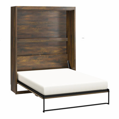 Farmington Queen Murphy Bed, Rustic