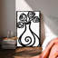 Abstrait abstrait minimaliste noir et blanc sur toile rose haute définition pour studio-525825325
