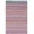 Liara Hand Woven Viscose/Cotton Striped Rug in Purple/Orange-21774252