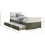 Lit gigogne / rangement en velours Ivy-1958873252