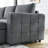 6 - Piece Upholstered Sectional-946131544